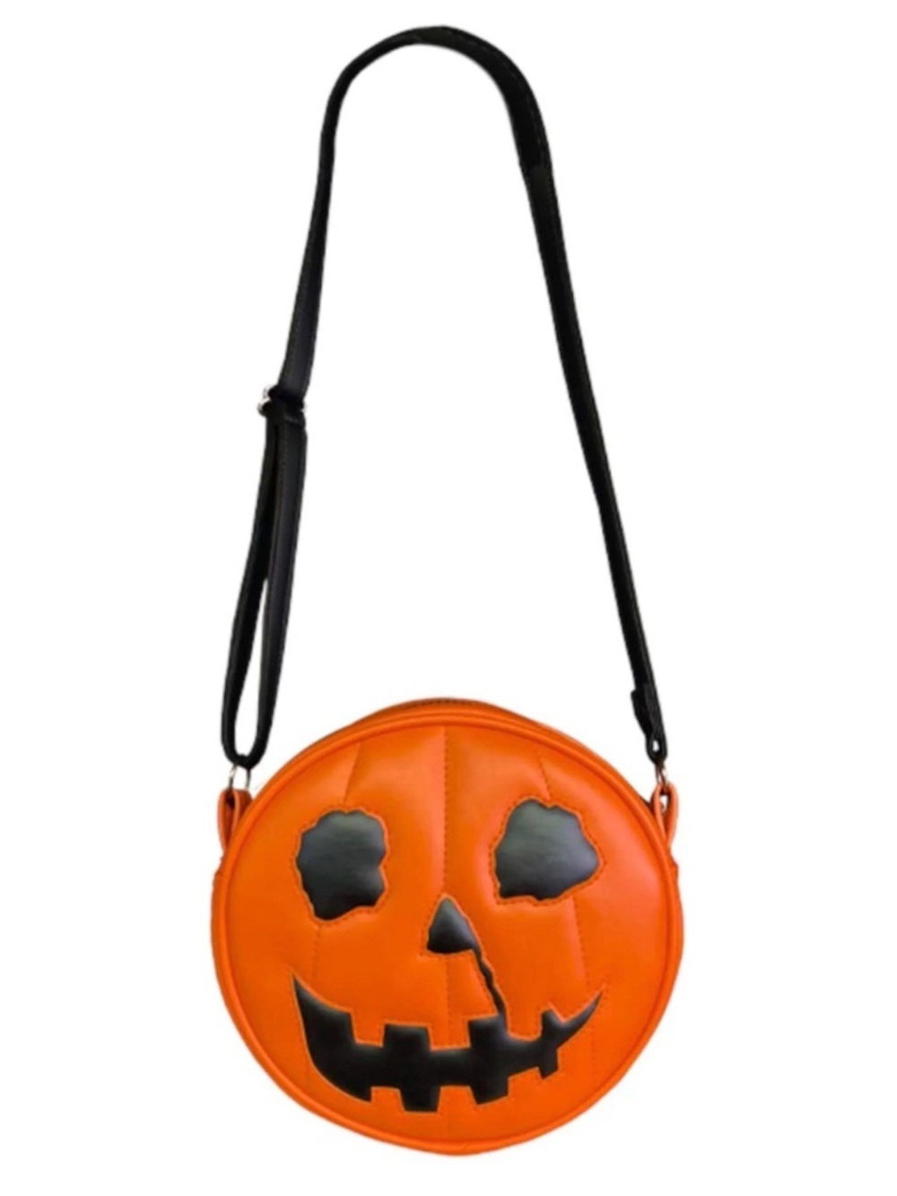 Trick or treat studios Halloween Pumpkin 1978 Crossbody Bag  - Orange 10x10x4